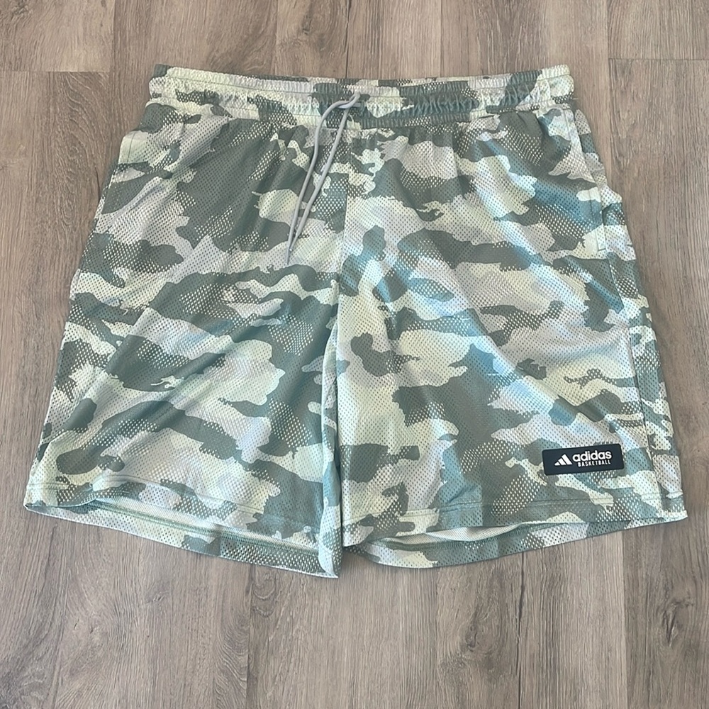 Adidas  Legends All Over Print Shorts Men's Size 2XL IK8315